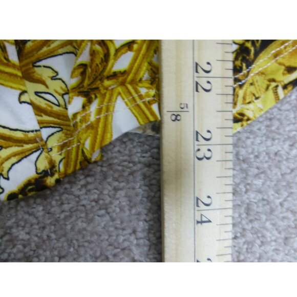 NWOT Long Sleeve Button-Up Glam Gold Chain Top (Size S) - Picture 9 of 10